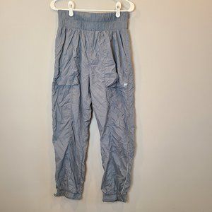 Fabletics Wind Pants Blue Jogger Athletic Womens Small Medium Lightweight